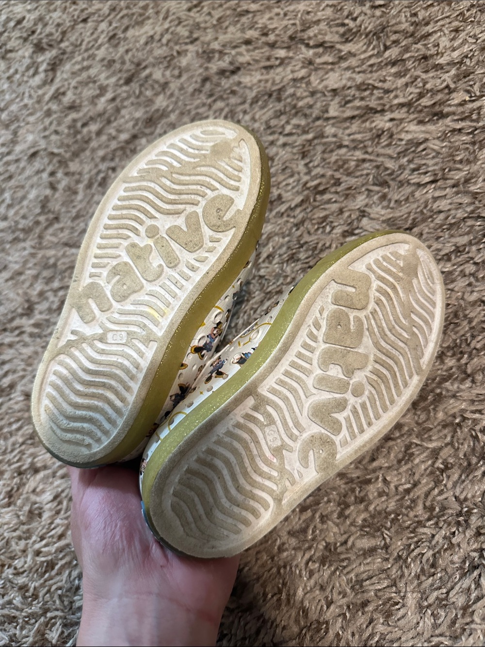 Native Disneys 50th anniversary childrens shoes  h - Picture 7 of 7